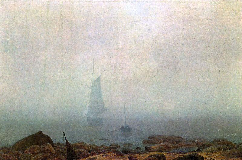 Caspar David Friedrich Fog oil painting picture